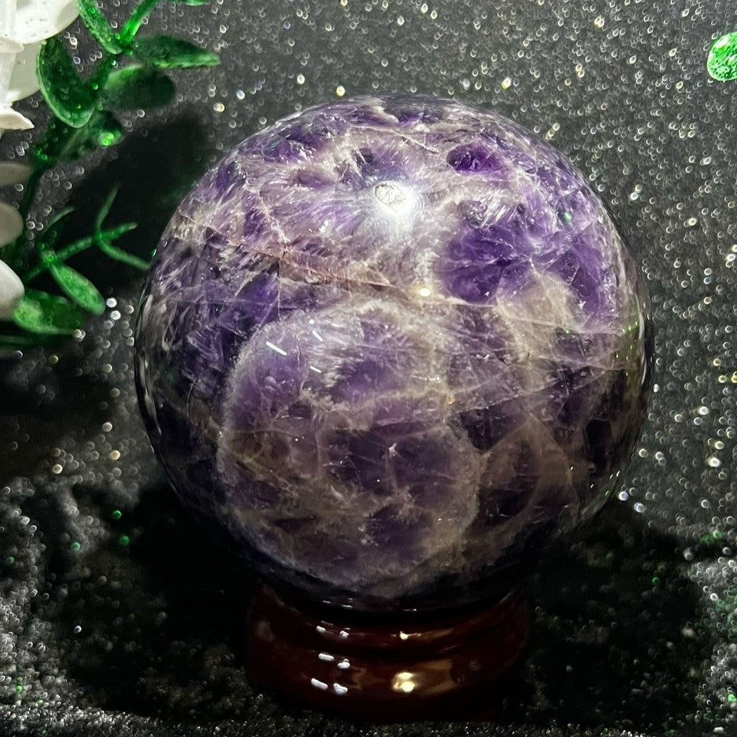 Natural Dream Amethyst Sphere - Medium