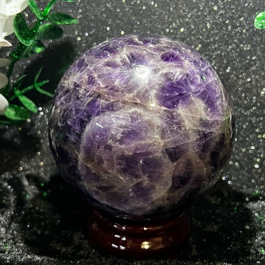Natural Dream Amethyst Sphere - Medium