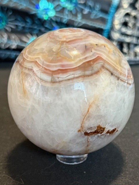 Banded Quartz Sphere